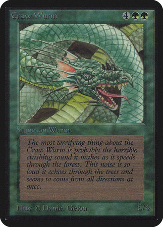 Craw Wurm [Limited Edition Alpha] | Good Games North