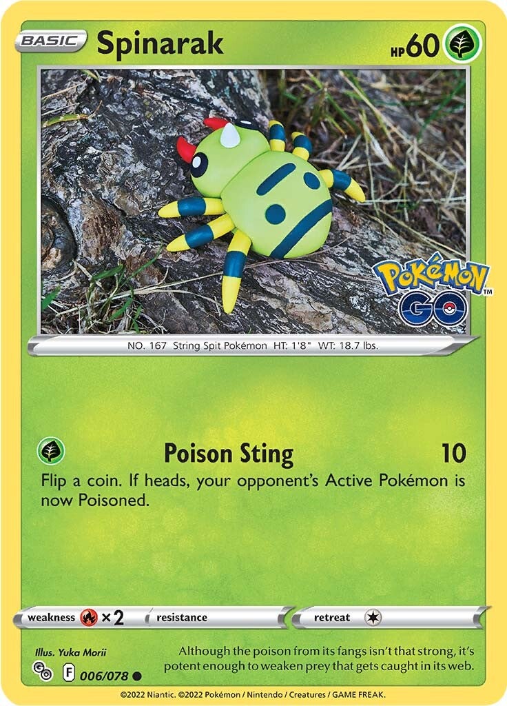 Spinarak (006/078) [Pokémon GO] | Good Games North