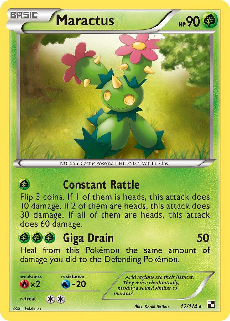 Maractus (12/114) [Black & White: Base Set] | Good Games North
