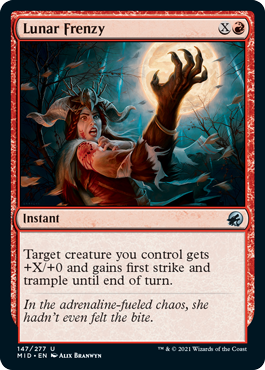 Lunar Frenzy [Innistrad: Midnight Hunt] | Good Games North