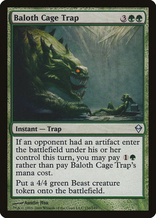 Baloth Cage Trap [Zendikar] | Good Games North