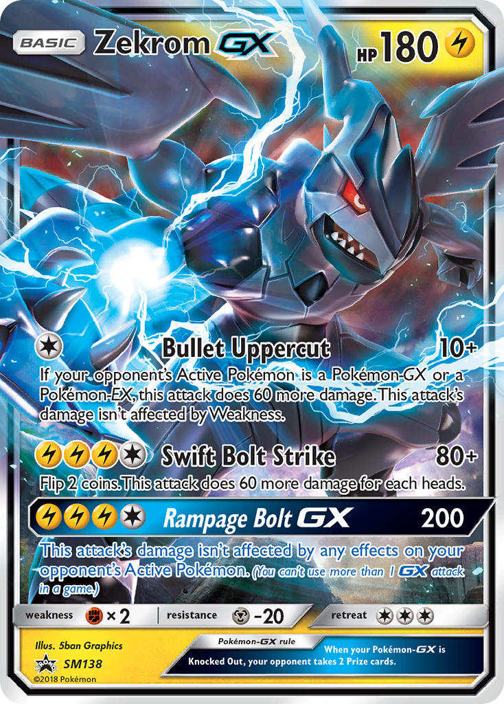Zekrom GX (SM138) [Sun & Moon: Black Star Promos] | Good Games North