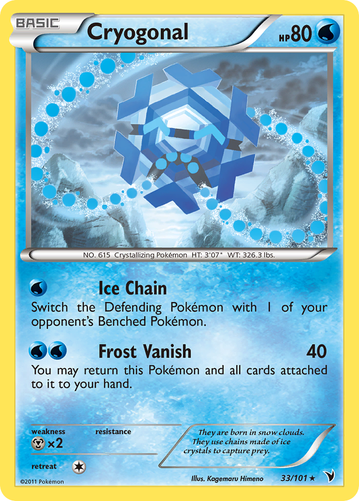 Cryogonal (33/101) [Black & White: Noble Victories] | Good Games North