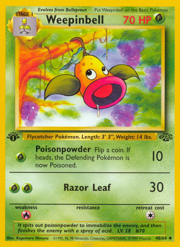 Weepinbell (48/64) [Jungle 1st Edition] | Good Games North