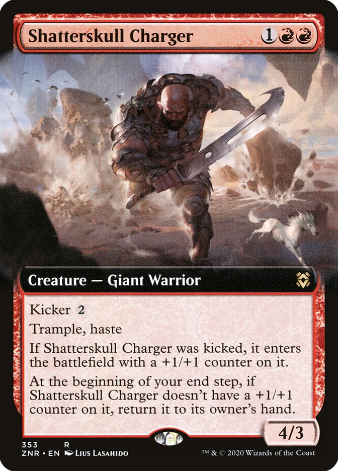 Shatterskull Charger (Extended Art) [Zendikar Rising] | Good Games North