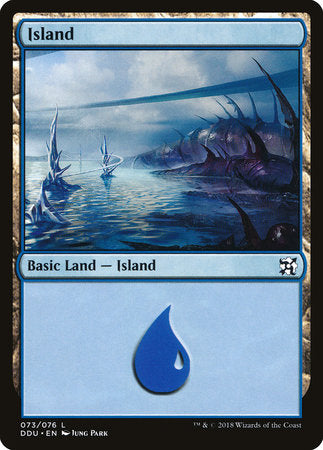 Island (73) [Duel Decks: Elves vs. Inventors] | Good Games North