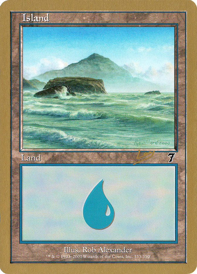 Island (333) (Raphael Levy) [World Championship Decks 2002] | Good Games North
