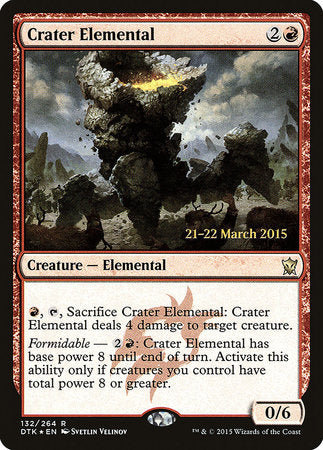 Crater Elemental [Dragons of Tarkir Promos] | Good Games North
