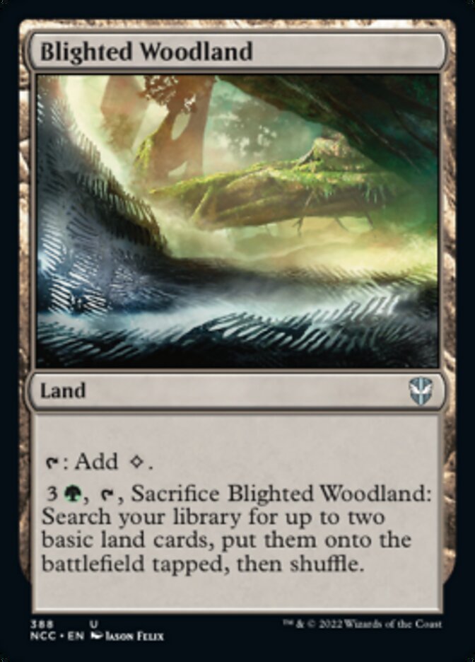 Blighted Woodland [Streets of New Capenna Commander] | Good Games North