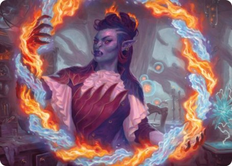Rootha, Mercurial Artist Art Card [Strixhaven: School of Mages Art Series] | Good Games North
