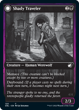 Shady Traveler // Stalking Predator [Innistrad: Double Feature] | Good Games North