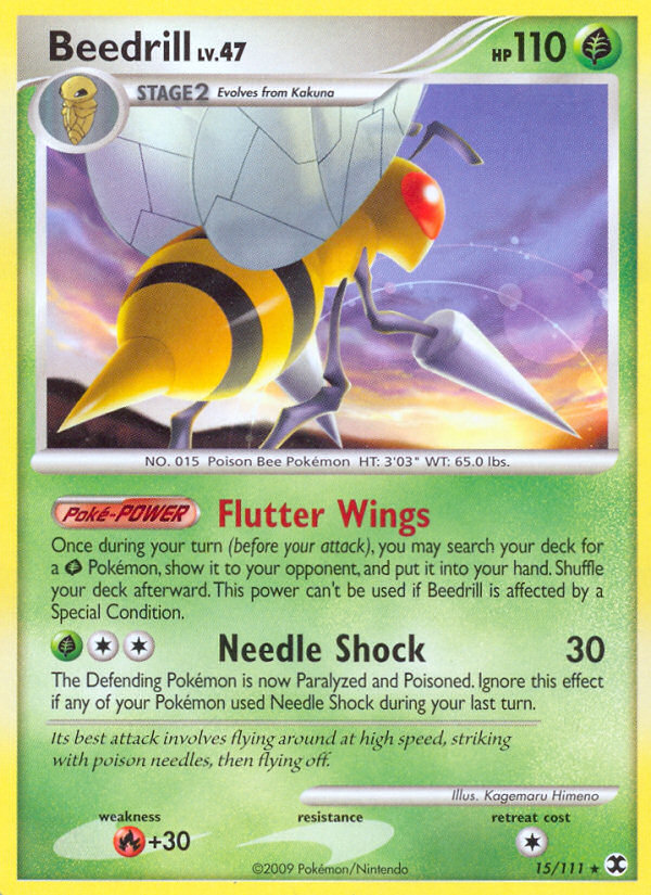 Beedrill (15/111) [Platinum: Rising Rivals] | Good Games North