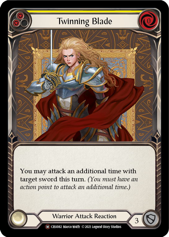 Twinning Blade [U-CRU082-RF] Unlimited Rainbow Foil | Good Games North