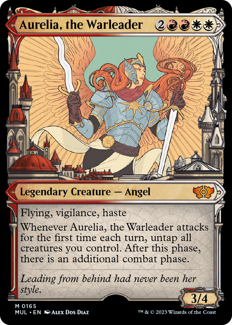 Aurelia, the Warleader (Halo Foil) [Multiverse Legends] | Good Games North