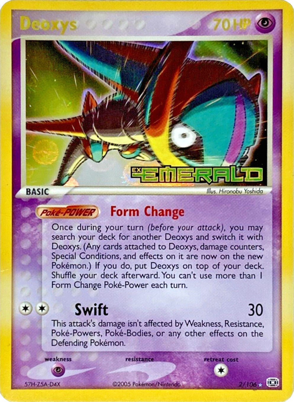 Deoxys (2/106) (Stamped) [EX: Emerald] | Good Games North