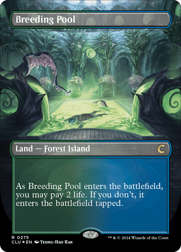 Breeding Pool (Borderless) [Ravnica: Clue Edition] | Good Games North