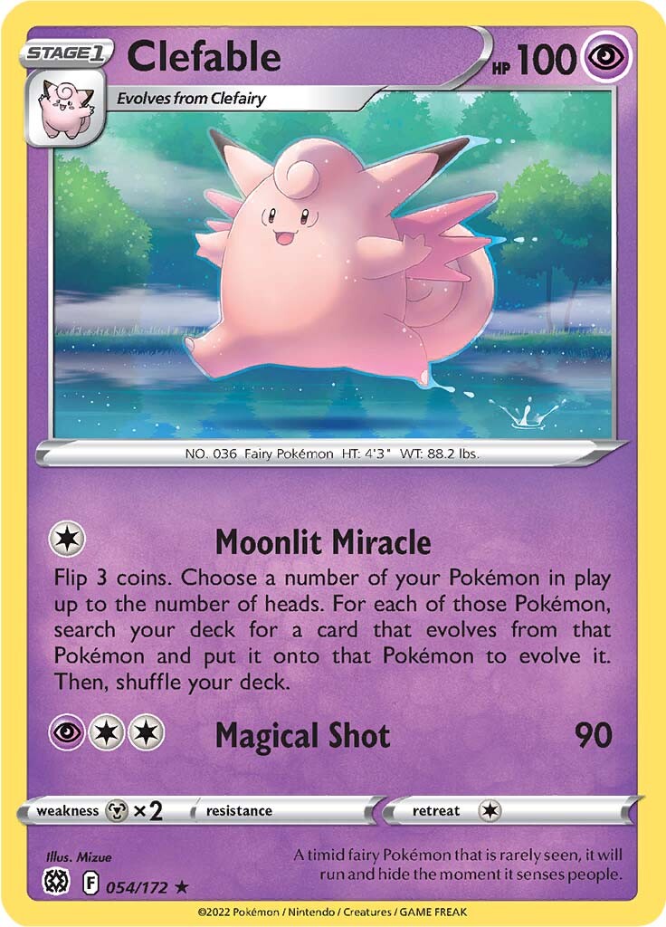Clefable (054/172) [Sword & Shield: Brilliant Stars] | Good Games North