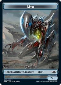 Myr (007) // Treasure Double-sided Token [Double Masters Tokens] | Good Games North