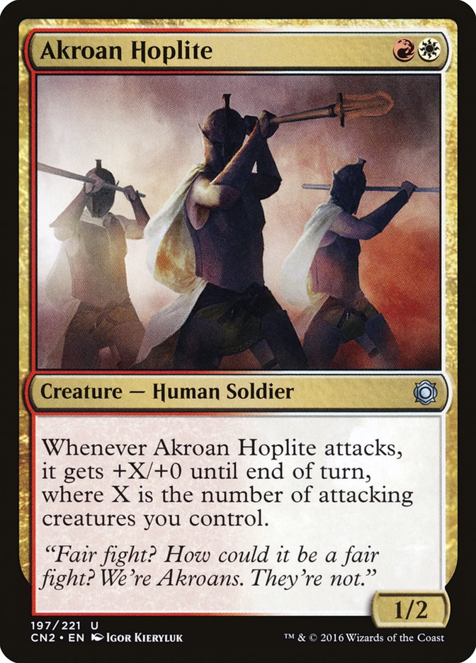 Akroan Hoplite [Conspiracy: Take the Crown] | Good Games North