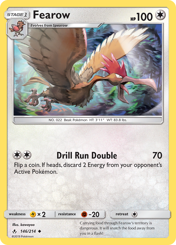 Fearow (146/214) [Sun & Moon: Unbroken Bonds] | Good Games North