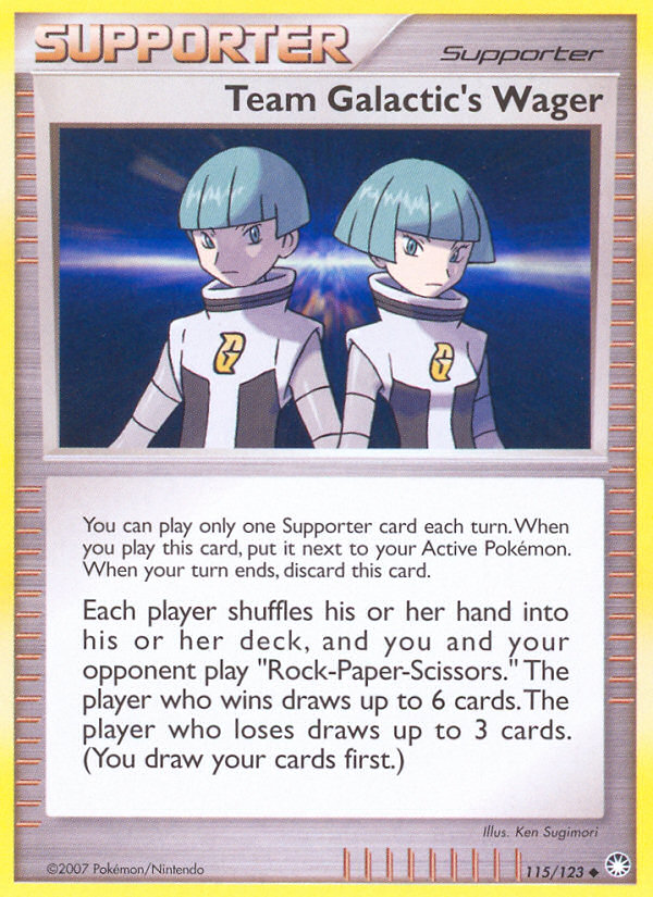 Team Galactic's Wager (115/123) [Diamond & Pearl: Mysterious Treasures] | Good Games North