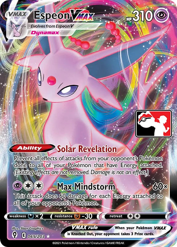 Espeon VMAX (065/203) [Prize Pack Series One] | Good Games North