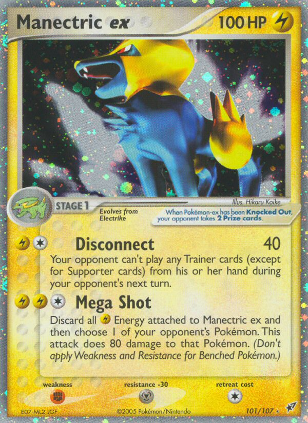 Manectric ex (101/107) [EX: Deoxys] | Good Games North