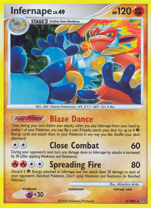 Infernape (3/100) [Diamond & Pearl: Stormfront] | Good Games North