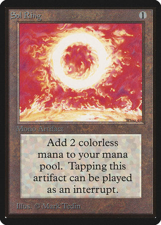 Sol Ring [Limited Edition Beta] | Good Games North