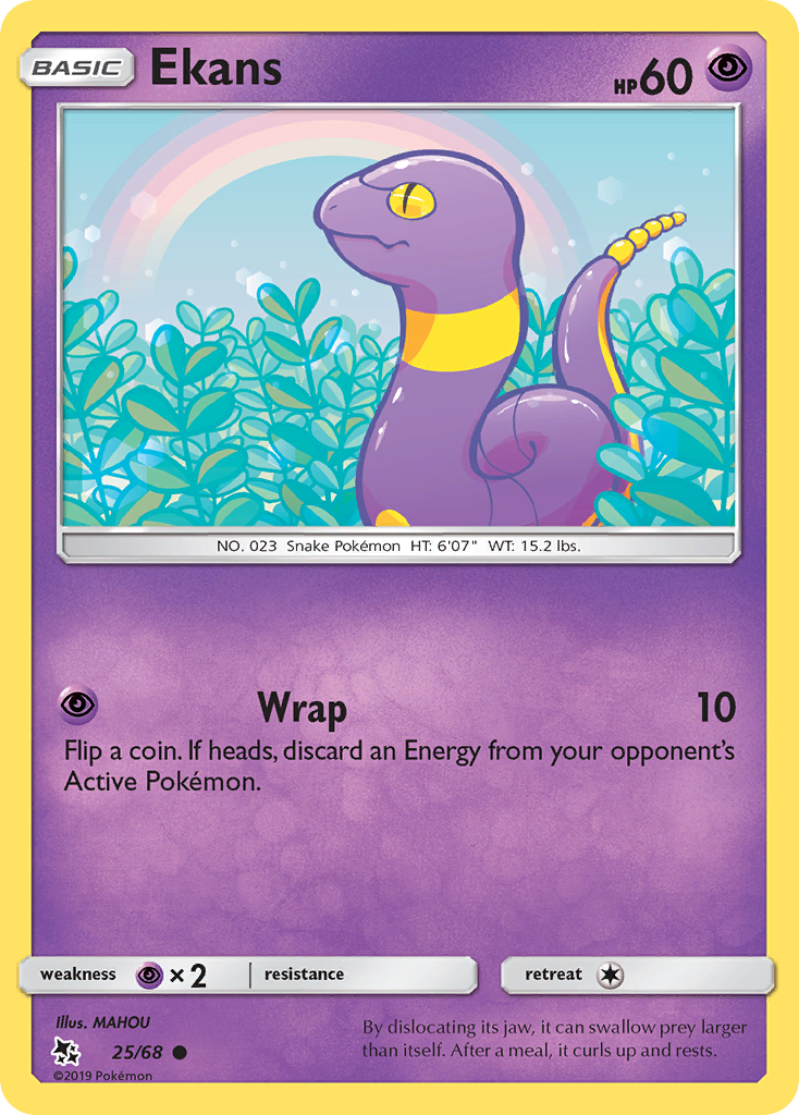 Ekans (25/68) [Sun & Moon: Hidden Fates] | Good Games North