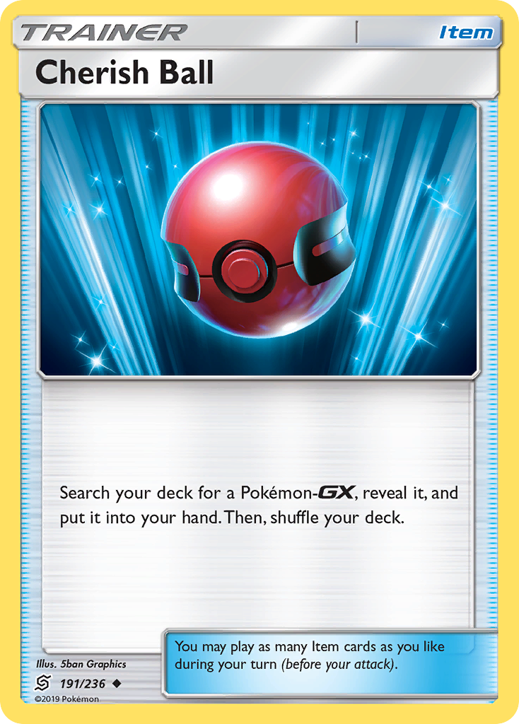 Cherish Ball (191/236) [Sun & Moon: Unified Minds] | Good Games North