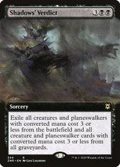 Shadows' Verdict (Extended Art) [Zendikar Rising] | Good Games North