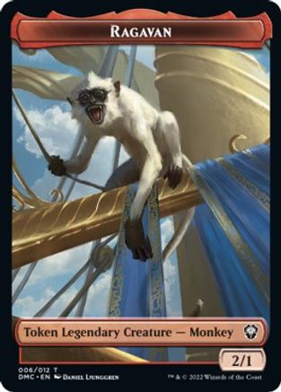 Ragavan // Treasure Double-sided Token [Dominaria United Commander Tokens] | Good Games North