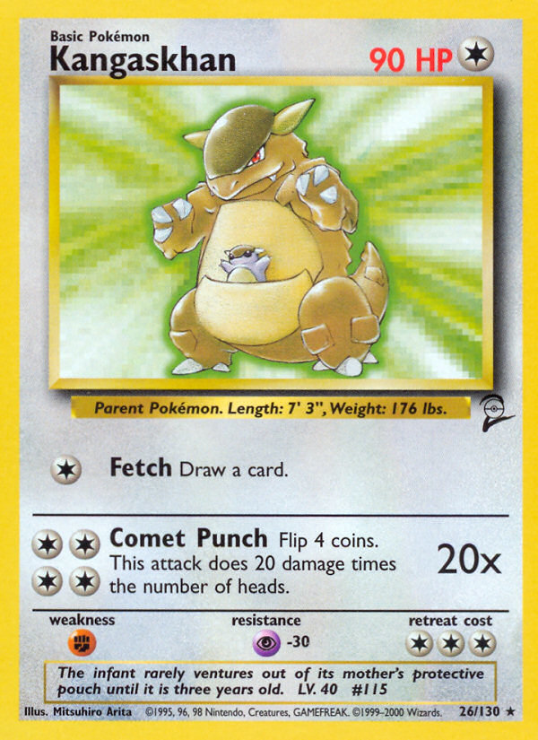Kangaskhan (26/130) [Base Set 2] | Good Games North