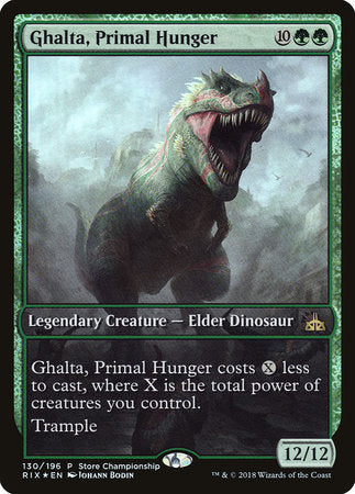 Ghalta, Primal Hunger [Rivals of Ixalan Promos] | Good Games North