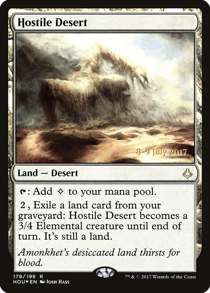Hostile Desert  [Hour of Devastation Prerelease Promos] | Good Games North