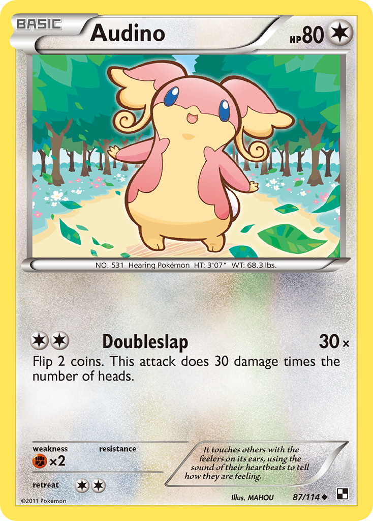 Audino (87/114) [Black & White: Base Set] | Good Games North