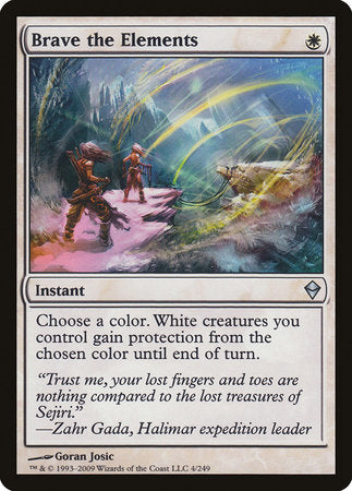 Brave the Elements [Zendikar] | Good Games North