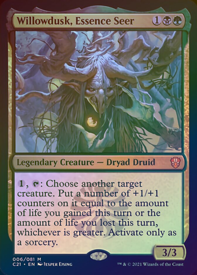 Willowdusk, Essence Seer (Display Commander) [Commander 2021] | Good Games North