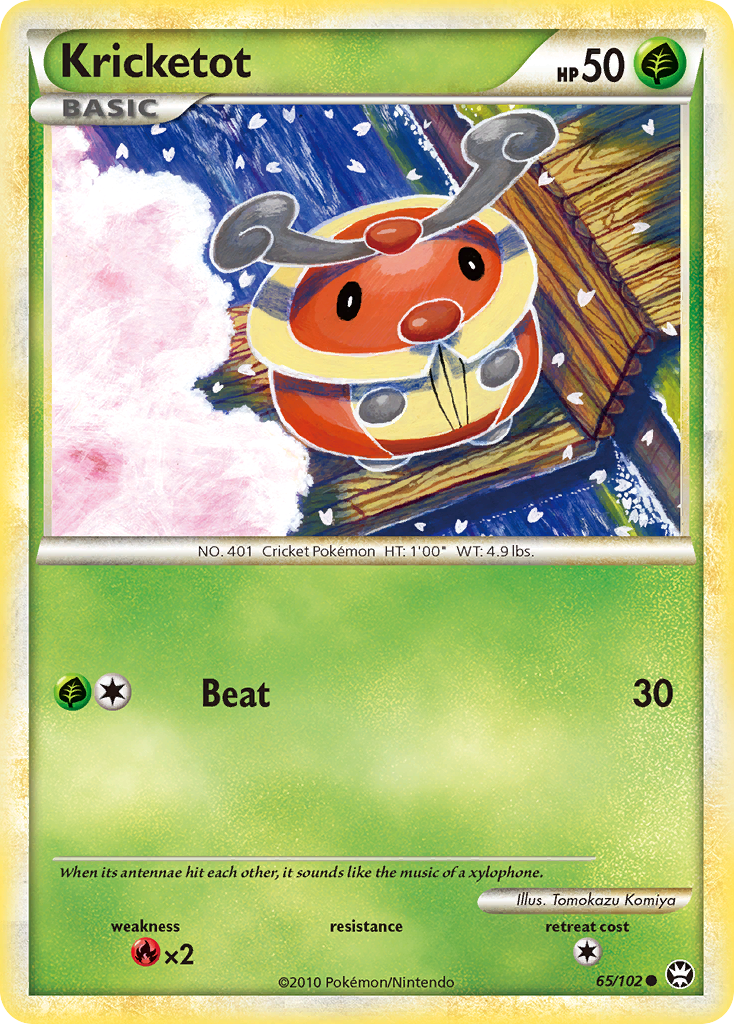 Kricketot (65/102) [HeartGold & SoulSilver: Triumphant] | Good Games North