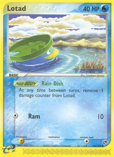 Lotad (66/100) [EX: Sandstorm] | Good Games North