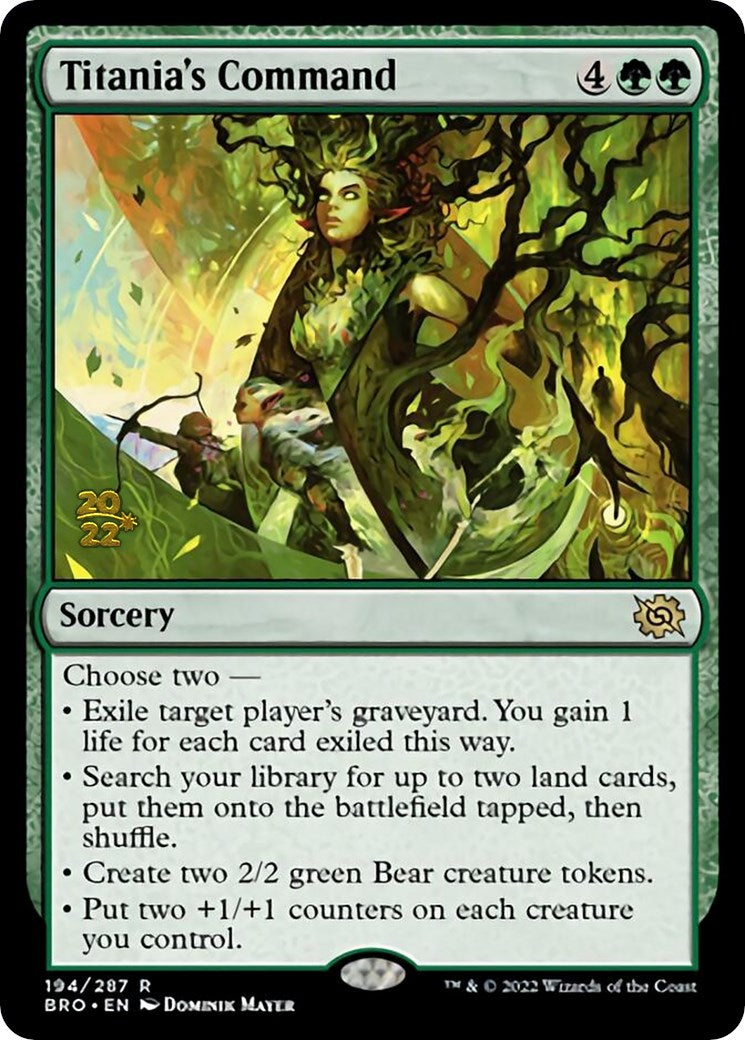 Titania's Command [The Brothers' War: Prerelease Promos] | Good Games North