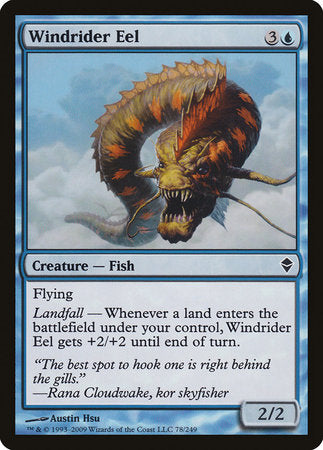 Windrider Eel [Zendikar] | Good Games North