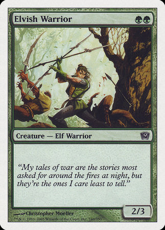 Elvish Warrior [Ninth Edition] | Good Games North