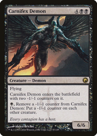 Carnifex Demon [Scars of Mirrodin] | Good Games North