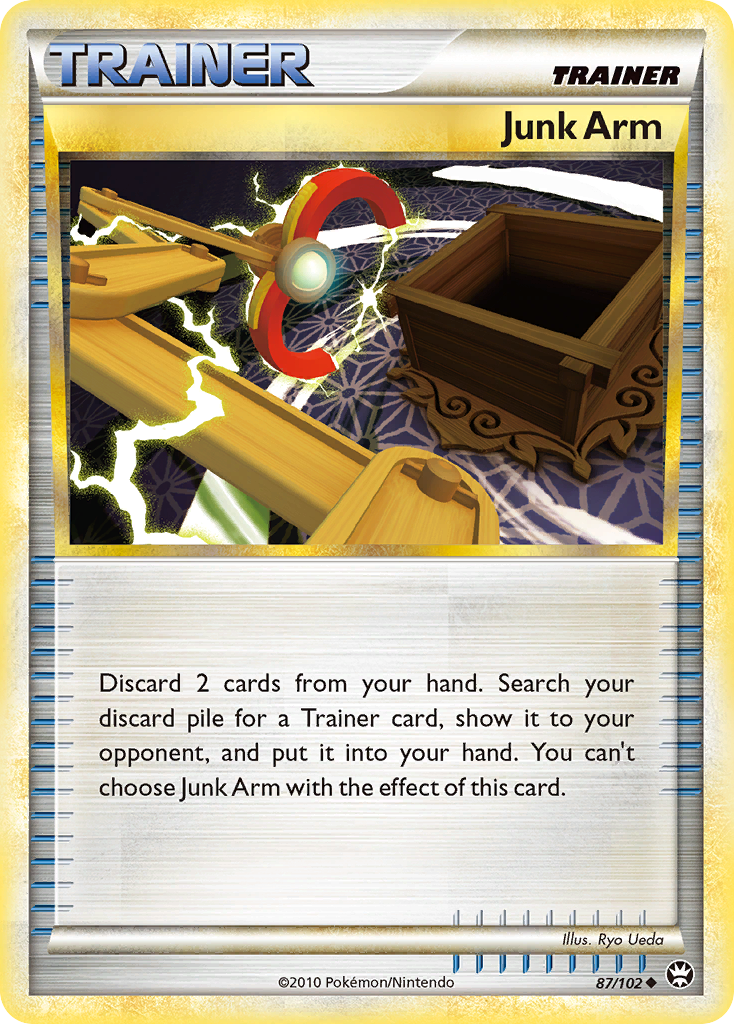 Junk Arm (87/102) [HeartGold & SoulSilver: Triumphant] | Good Games North