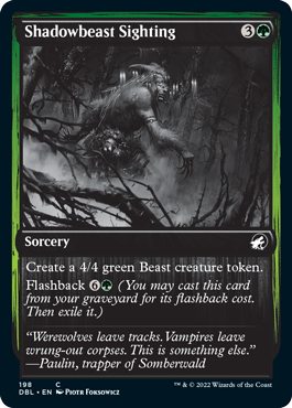Shadowbeast Sighting [Innistrad: Double Feature] | Good Games North