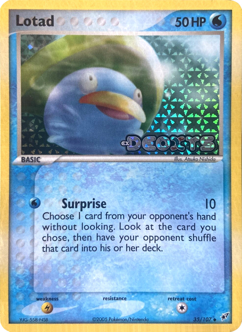 Lotad (35/107) (Stamped) [EX: Deoxys] | Good Games North