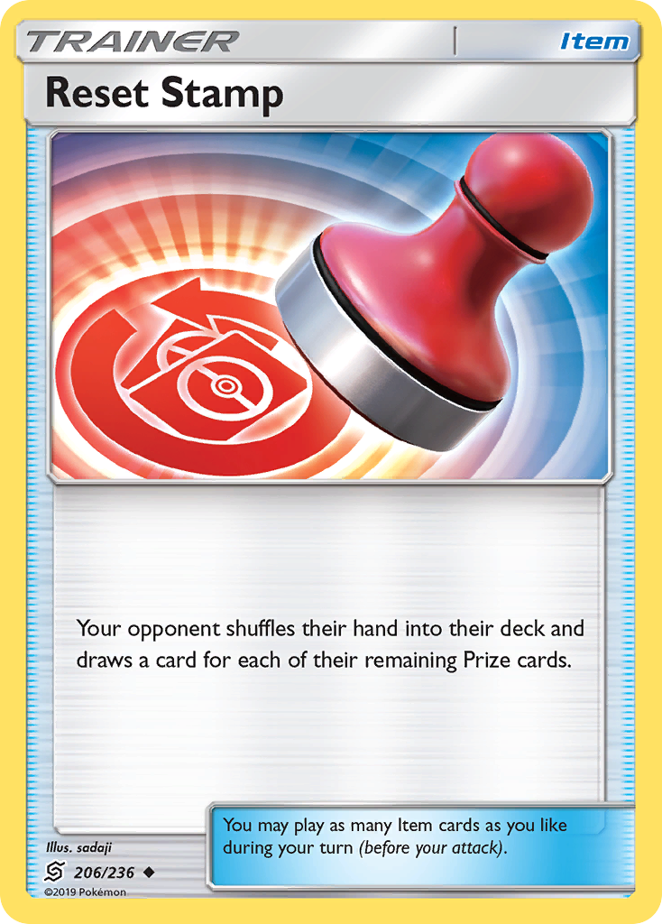 Reset Stamp (206/236) [Sun & Moon: Unified Minds] | Good Games North