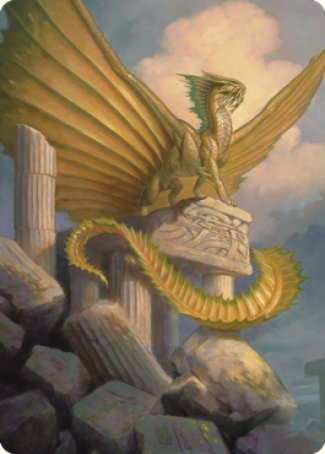 Ancient Gold Dragon Art Card (05) [Commander Legends: Battle for Baldur's Gate Art Series] | Good Games North